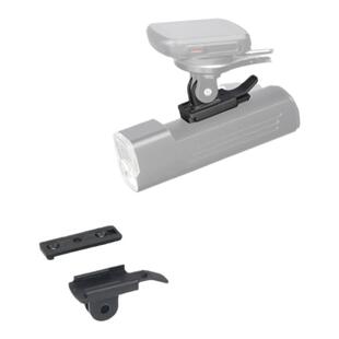 适用神火BL12下挂配件 自行车灯改装码表架GoPro转接口扁把支架