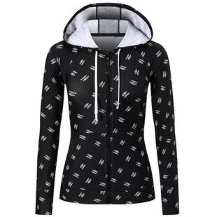 AXESEA冲浪长袖分体泳衣女潜水服速干防晒连帽海潮水母衣丨Tides