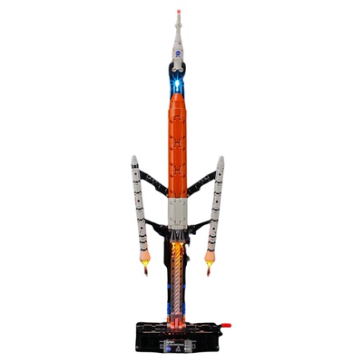 YEABRICKS LED灯饰适用42221-NASA Artemis 太空发射系统积木灯光