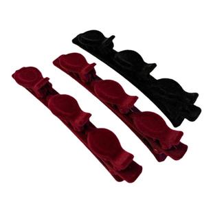 新年儿童红色编发发夹公主刘海夹头饰小女孩碎发发卡女童过年发饰