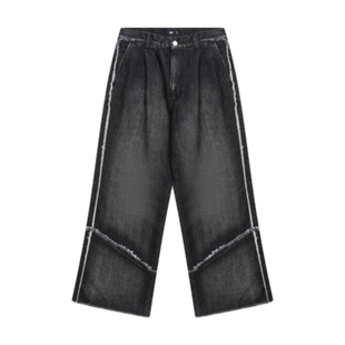 HARE牛仔裤男夏季新款时尚直筒宽松休闲气质日系长裤106524