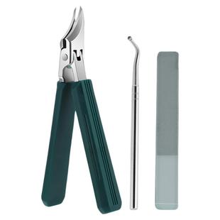 甲沟专用指甲刀修脚神器指甲钳趾甲剪尖斜口修甲工具厚硬灰老人