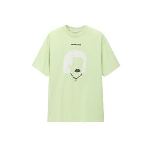 REVAN芮范设计师款玩趣爱因斯坦图案T恤RM11001021