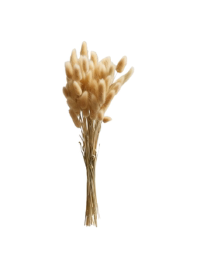 麦穗尤加利叶侘寂风干花花束