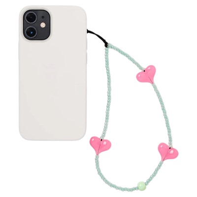 Jennie同款st爱心手机链条挂绳