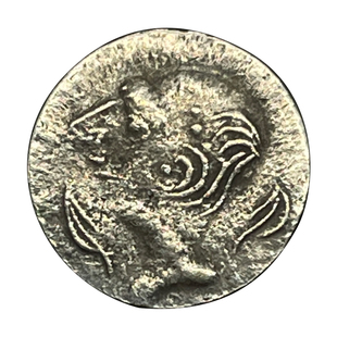 复刻凯尔特半德拉克马小银币外国礼品复古摆件礼品古风人像骑士币