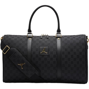 Jordan耐克MONOGRAM行李包男女同款隔层可调节肩带宽敞FJ6787-011