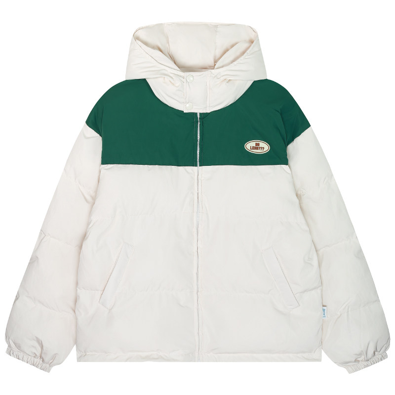 LKOD厚款秋冬拼色棉服