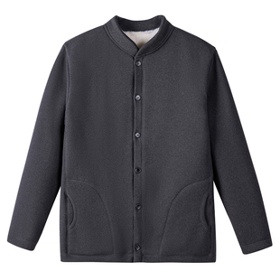 冬季中老年皮毛一体羊皮袄外套羊毛棉袄男加厚东北棉服棉衣尼克服