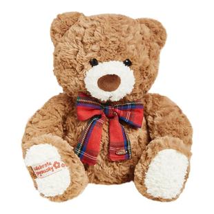 伶俐蝴蝶结小熊玩偶抱睡毛绒公仔玩具女孩生日礼物儿童陪伴小娃娃