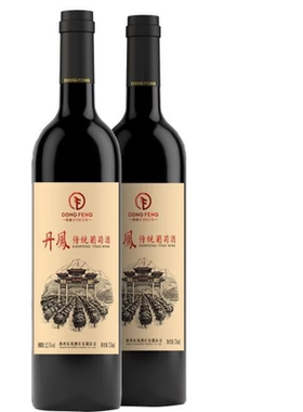 东凤酒庄丹凤甜型红葡萄酒礼盒