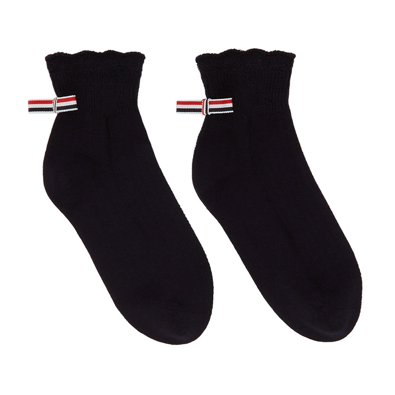 Thom Browne/TB女士深蓝色针织短袜FAS123A Y3009