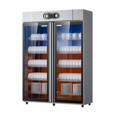 荣事达消毒柜商用饭店不锈钢碗柜热风烘干立式餐饮食堂密胺消毒柜