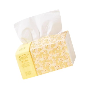 海上绿叶抽纸整箱36包家用实惠装520A四层加厚湿水不破婴儿面巾纸