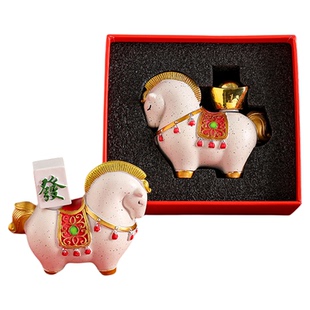 2026马年吉祥马上发财摆件办公室桌面装饰新年礼物年会创意小礼品