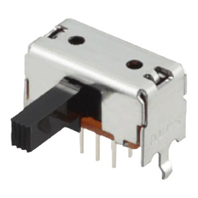 SSSF122400进口ALPS滑动开关 拨动开关直插6脚2档卧式柄长9MM现货