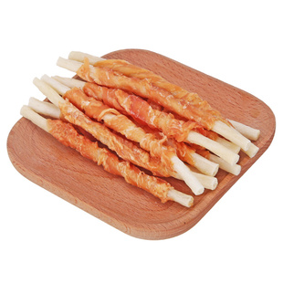 DoggyMan多格漫鸡胸肉鸡胗生牛皮卷幼成犬磨牙棒洁齿狗狗零食咬胶