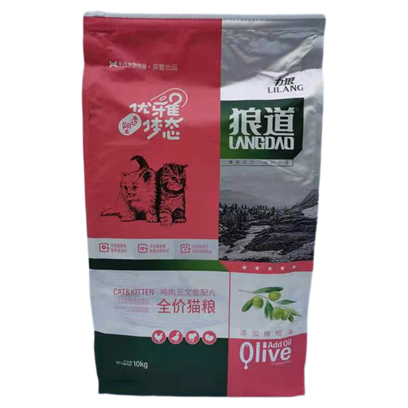 力狼狼道全价猫粮10kg美毛粮20斤