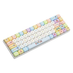 客制化68键无线蓝牙三模RGB机械键盘USB热插拔套件PBT动漫联名款