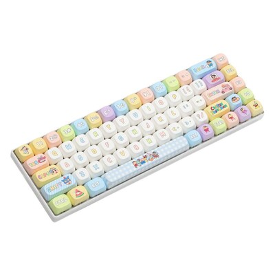 C68键无线蓝牙三模PBT机械键盘