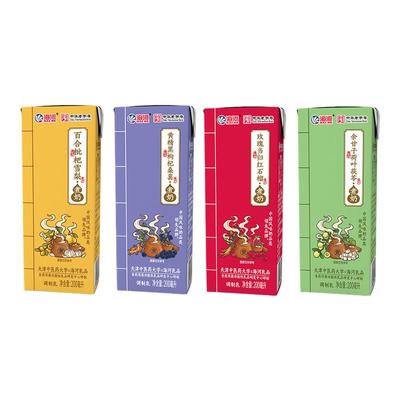海河牛奶煮奶系列联名天津中医药大学12盒玫瑰当归红石榴风味奶