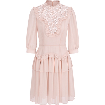 BORAAKSU荷叶边连衣裙