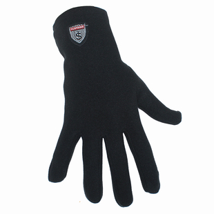 男士保暖手套秋冬德绒触屏弹力开车骑行贴标柔软遛弯晨练护手防寒