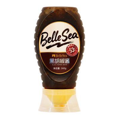 BelleSea黑胡椒酱挤压装260g