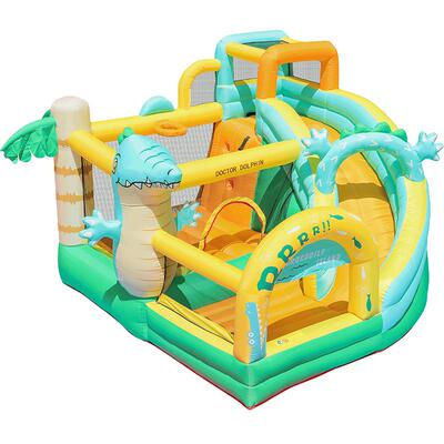 博士豚儿童充气城堡蹦蹦床跳床