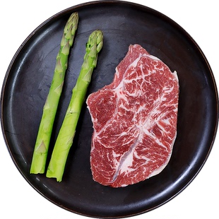 安格斯板腱牛排原切谷饲雪花新鲜整切高端真牛排整条厚切儿童m3m5