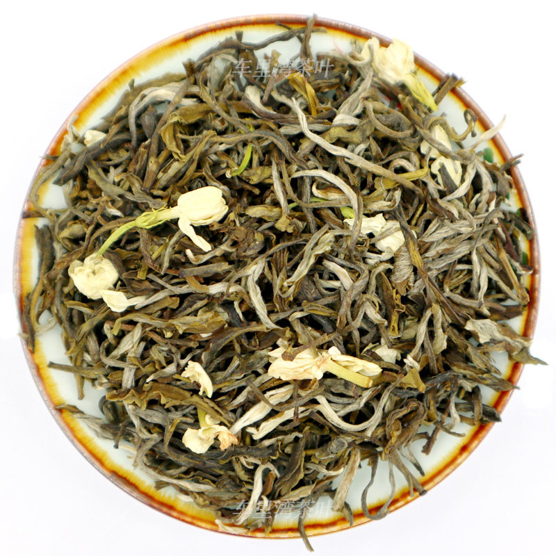 浓香茉莉花茶大白毫金丝