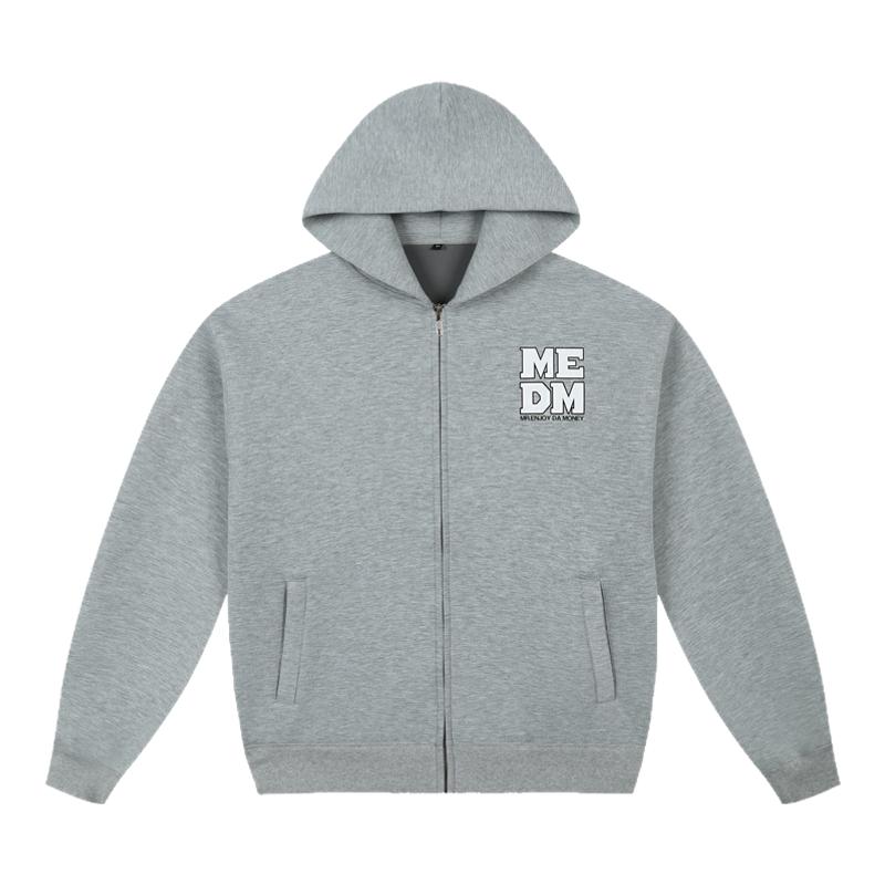 MEDM25SS撞色空气层拉链卫衣
