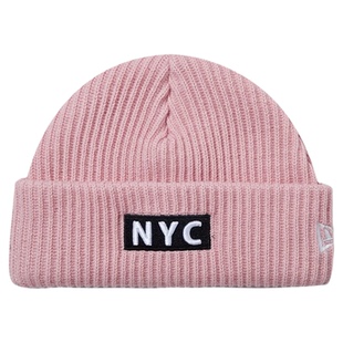 NewEra纽亦华秋冬加厚保暖翻边NYC针织毛线帽13470903/13470907