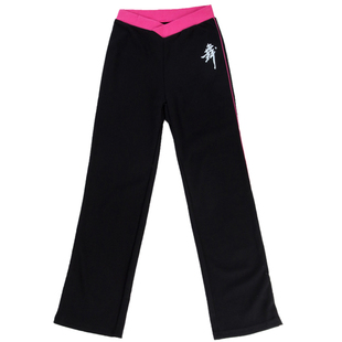 儿童舞蹈裤练功裤纯棉男女童中国舞练功裤女孩舞蹈班修身舞蹈长裤