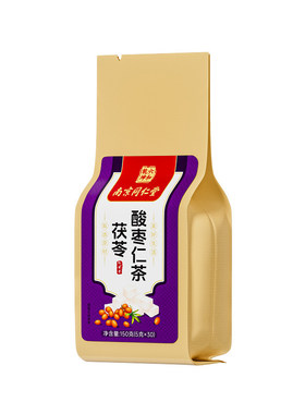 南京同仁堂茯苓酸枣仁睡眠茶正品