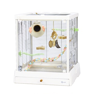 达洋鹦鹉鸟笼子B5001SS全景玻璃304不锈钢家养鸟别墅和尚玄凤虎皮