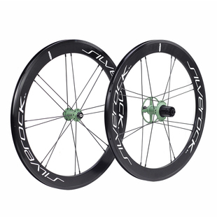 SILVEROCK SR42铝合金圈刹C夹轮组20寸406高框无缝小轮车轮组