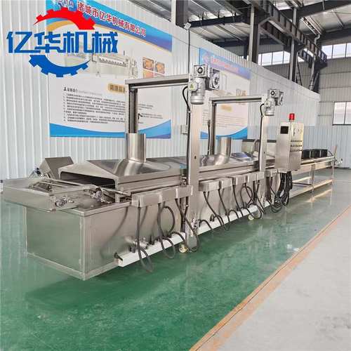 薄脆油炸机 全自动薄脆油炸设备 连续式炸脆皮机器生产厂家