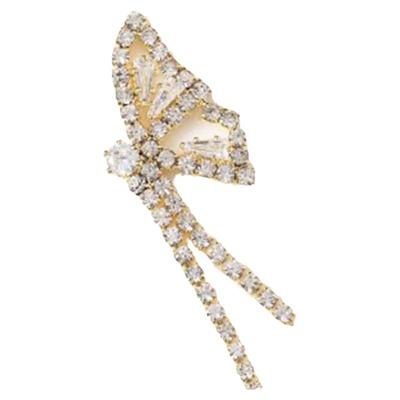 美甲戒指锆石可爱小熊蝴蝶结钻