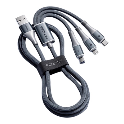 罗马仕三合一数据线多头