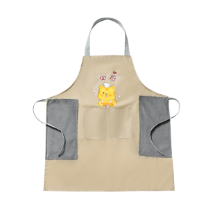 防水围裙女家用厨房2024新款皮护衣围兜大人做饭穿的衣服专用灶衣