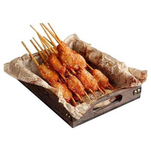 奥尔良冷冻腌制烧烤商用油炸半成品食材鸡翅中串户外学生半成品