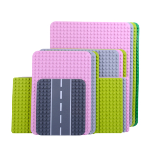 大颗粒积木底板得宝通用超大底板公路底板儿童益智拼装积木墙底板