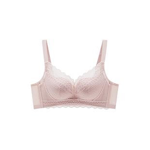 香蜜闺秀25112052新款B杯中厚聚拢无钢圈小胸显大健康绵文胸。