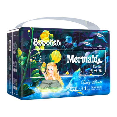 【美人包包鱼】婴儿超薄透气尿裤男女宝专用