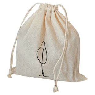 纯棉旅行收纳袋抽绳束口袋内衣袜子整理袋行李箱衣物袋包包保护袋