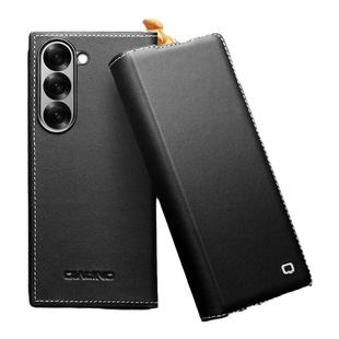 适用三星Galaxy Z Fold6保护套真皮新款全包防摔三星fold7折叠屏手机壳高档皮套三星w26头层牛皮商务外壳