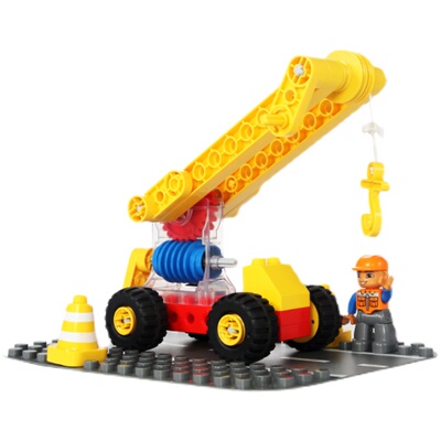 儿童机械积木齿轮组合传动玩具