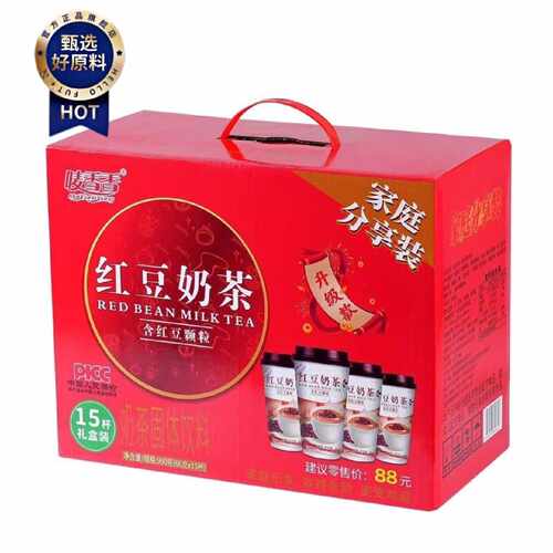 春节精品礼盒正品唛香香奶茶红豆奶茶店专用一整箱冲泡冲饮送礼