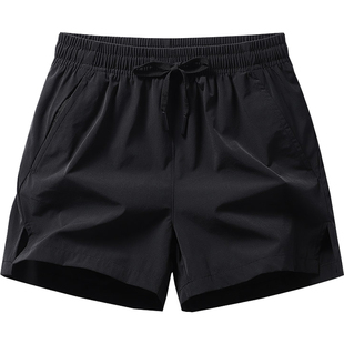 三分超短裤男夏季宽松冰丝裤男士薄款休闲速干跑步运动夏天五分裤